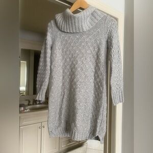 Anthropologie Sparrow Gray Sweater Dress